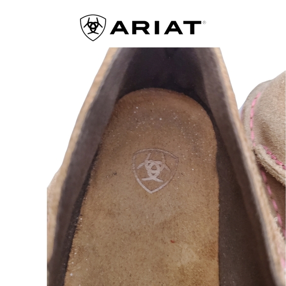 Ariat Cruiser Dirty Taupe Suede Leather Loafers Slip-On Shoes Women's 8 - Picture 11 of 13